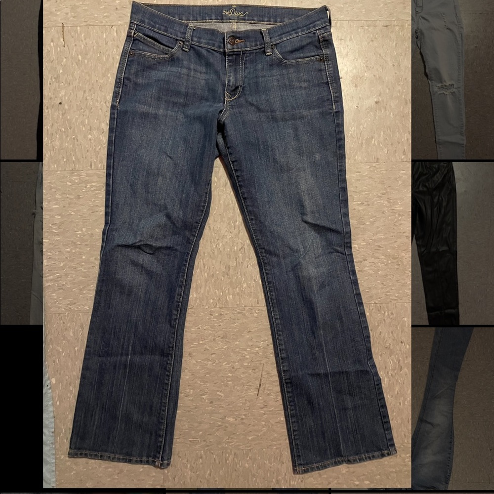 Dark Blue Vintage Jeans